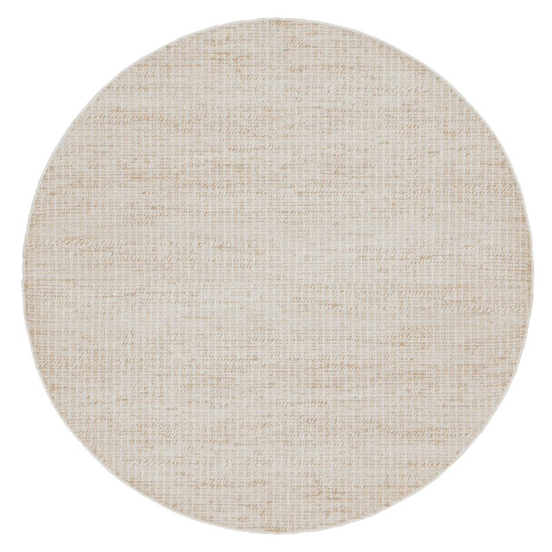 MUST Living Rond Vloerkleed Hero 200cm - Ivory/Naturel