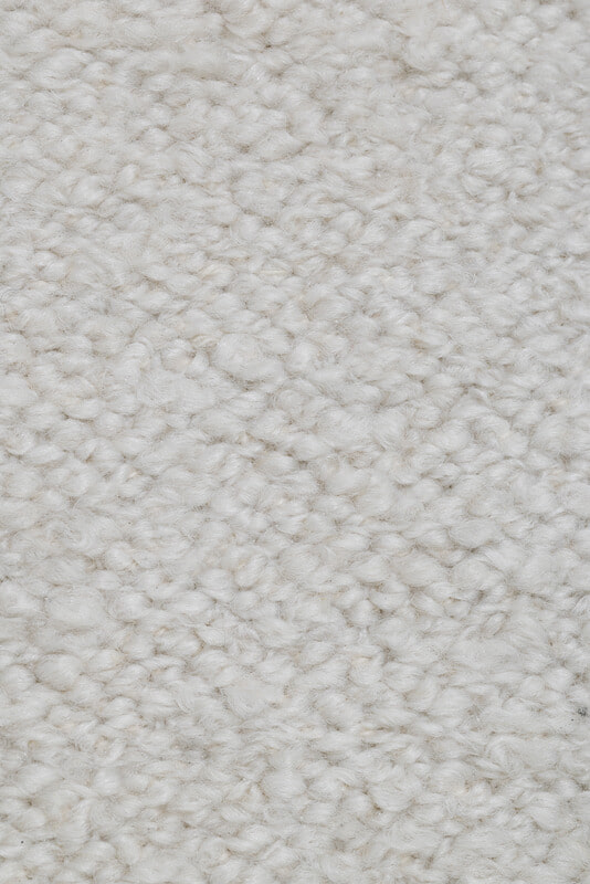 MUST Living Rond Vloerkleed 'Noble' 150cm, kleur Ivory