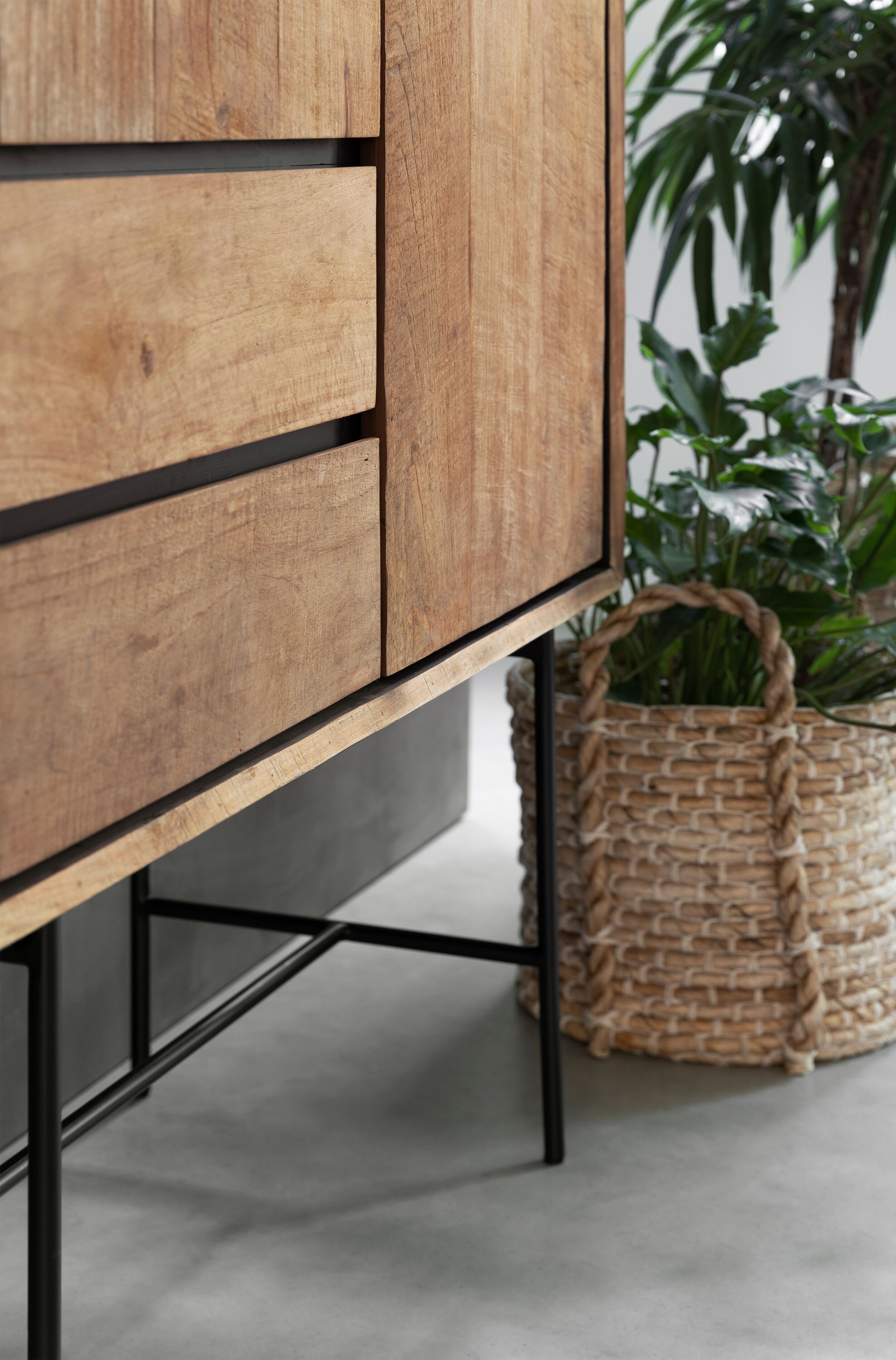 DTP Home Opbergkast 'Metropole' Teakhout, 150 x 100cm