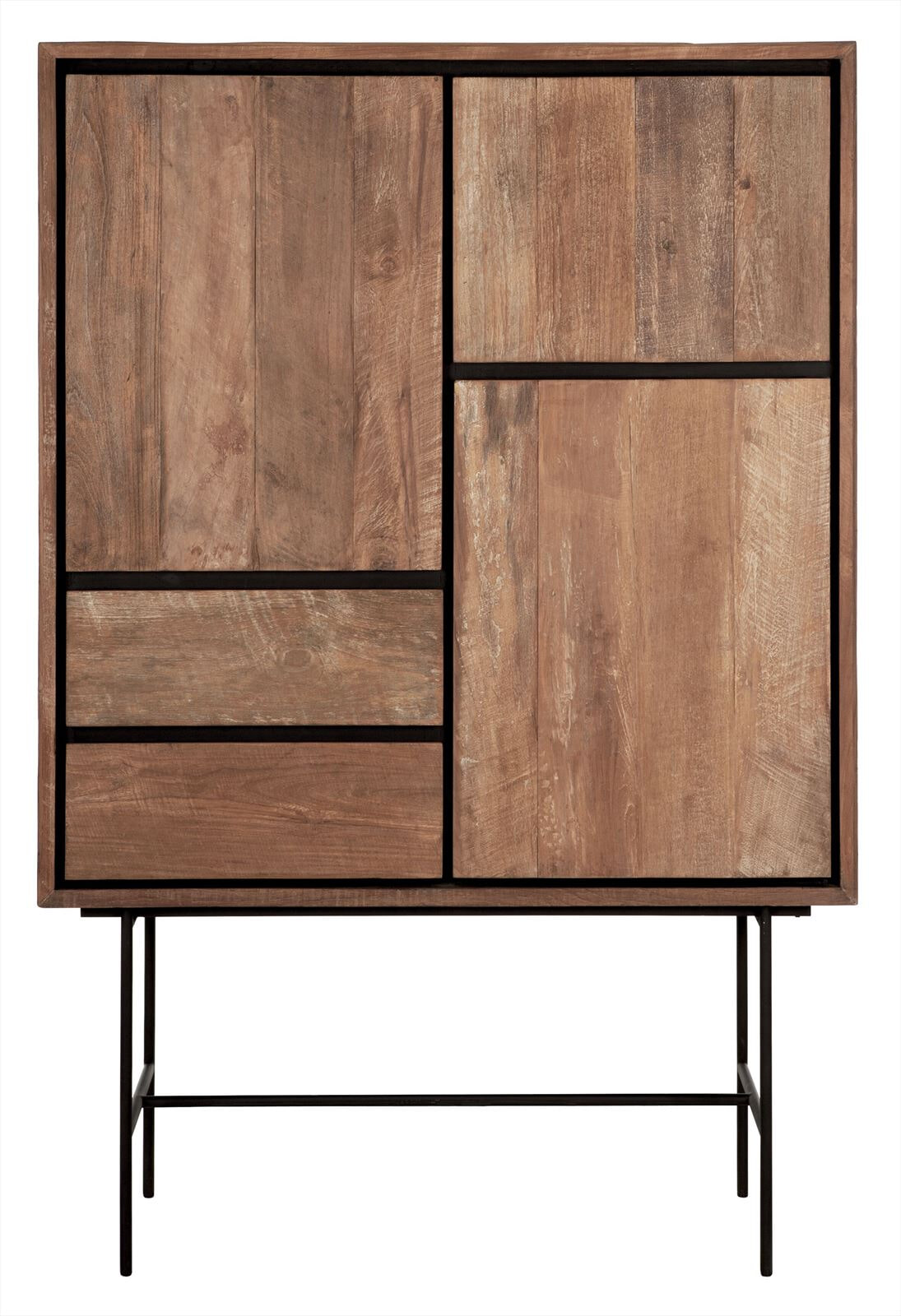 DTP Home Opbergkast 'Metropole' Teakhout, 150 x 100cm