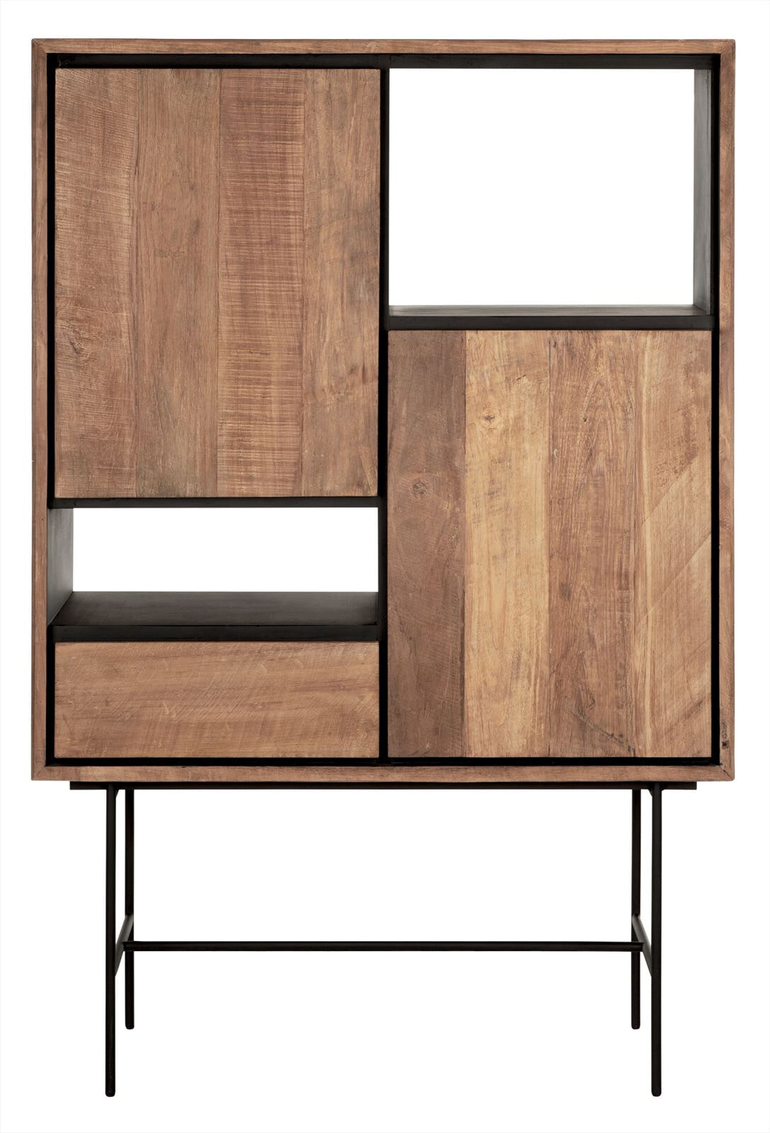 DTP Home Boekenkast 'Metropole' Teakhout, 150 x 100cm