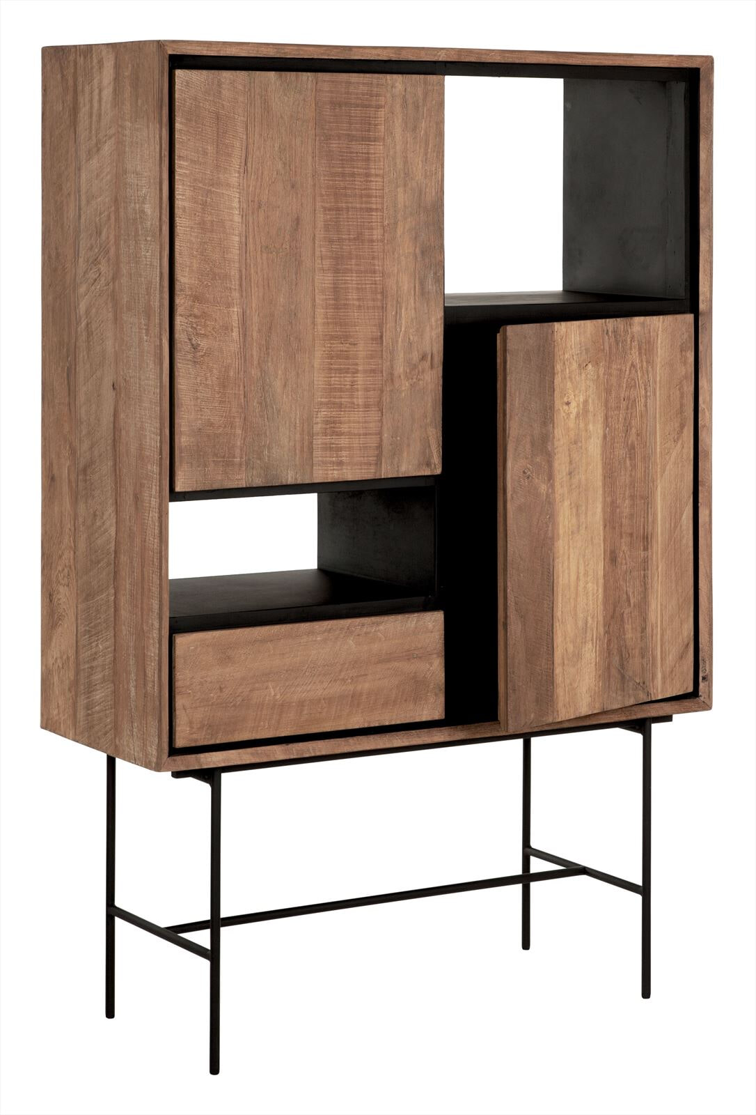 DTP Home Boekenkast 'Metropole' Teakhout, 150 x 100cm