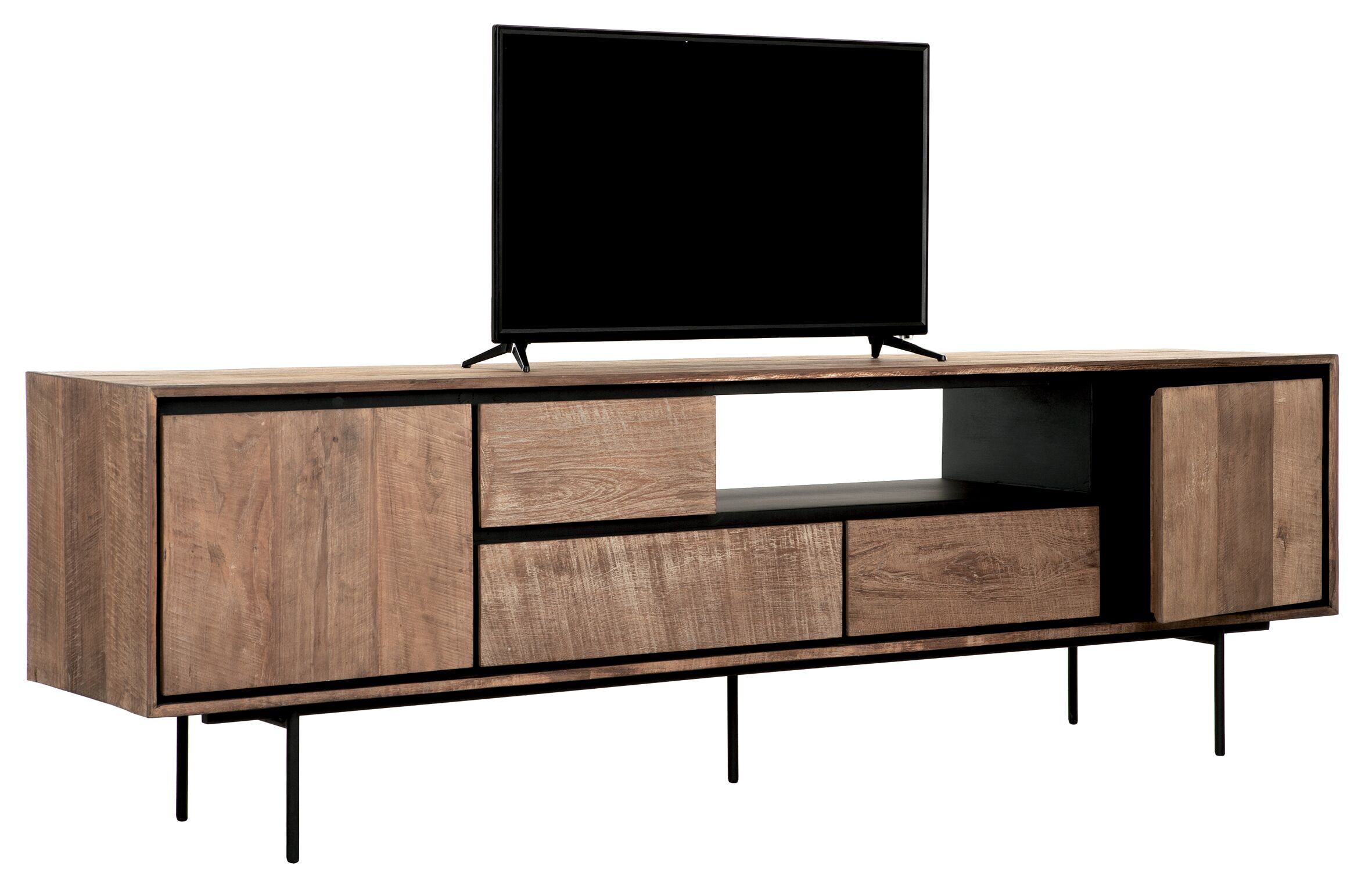 DTP Home TV-meubel 'Metropole' Teakhout, 195cm