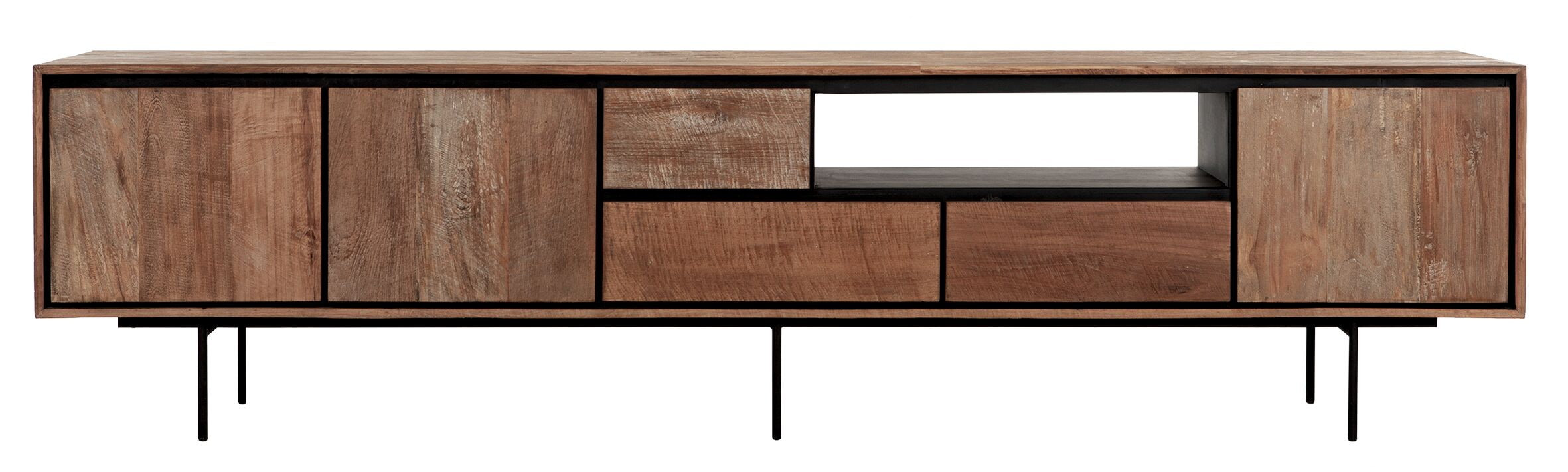 DTP Home TV-meubel 'Metropole' Teakhout, 235cm