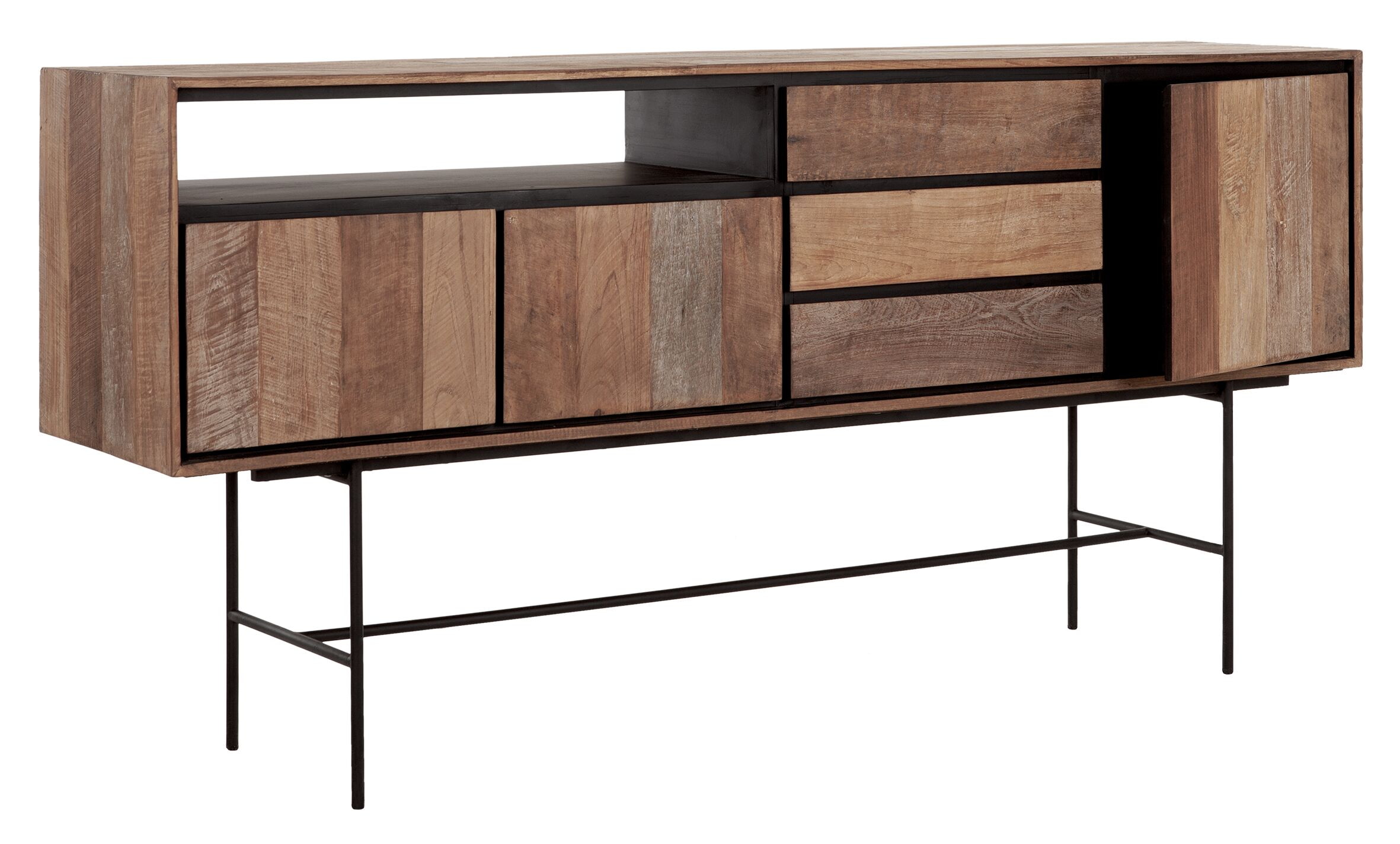 DTP Home Dressoir 'Metropole' Teakhout, 200cm