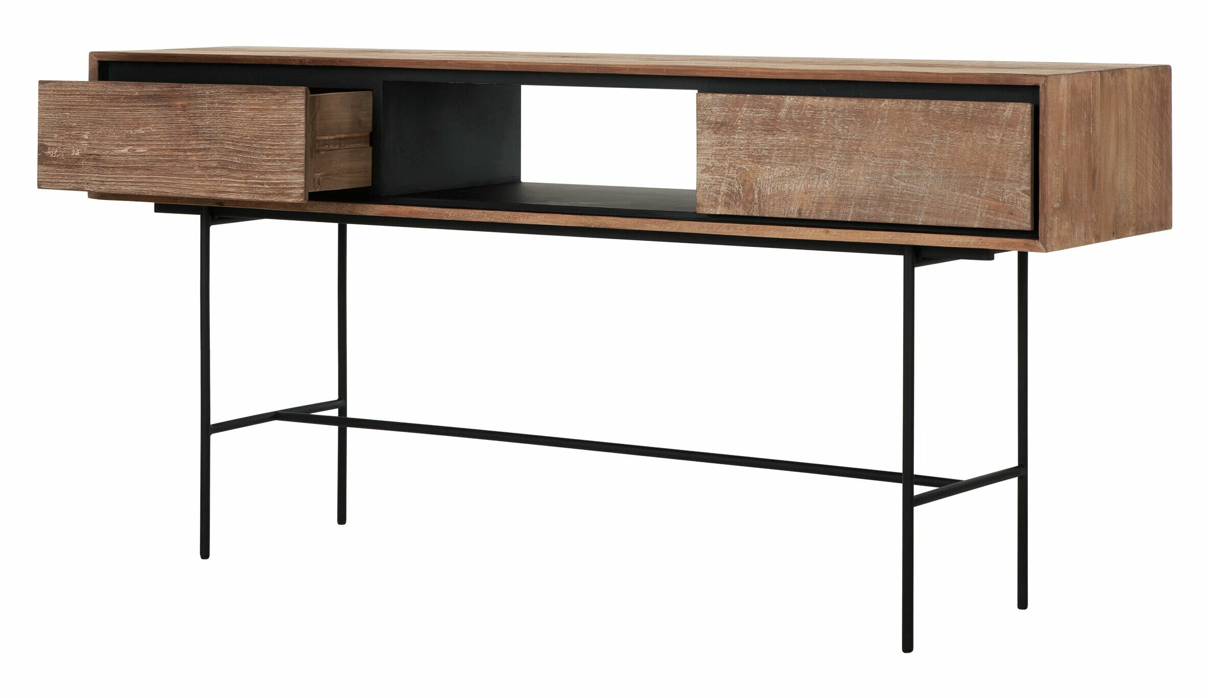 DTP Home Sidetable 'Metropole' Teakhout, 160 x 76cm