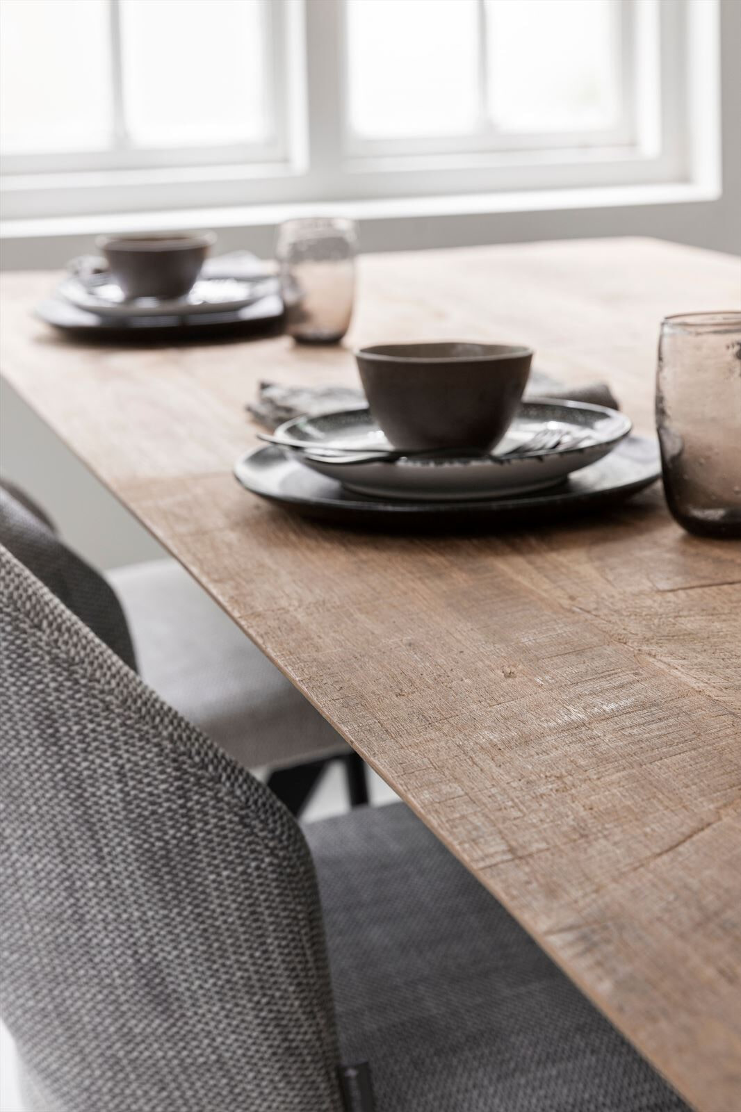 DTP Home Ronde Eettafel 'Metropole' Teakhout, 160cm