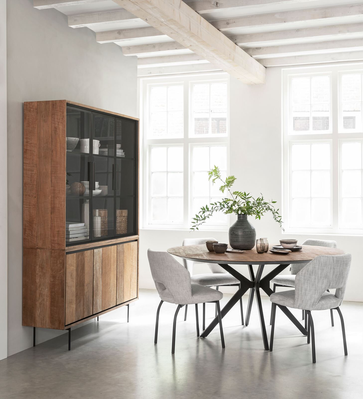 DTP Home Ronde Eettafel 'Metropole' Teakhout, 160cm