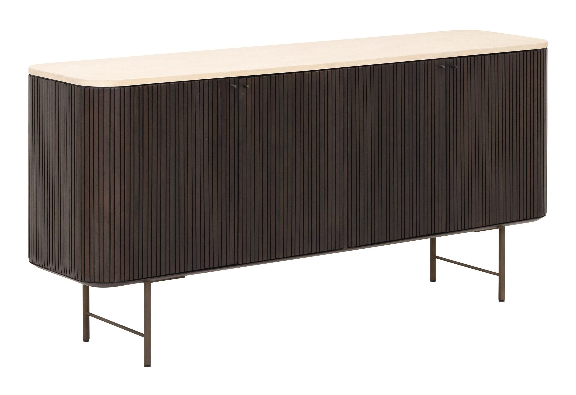 DTP Home Dressoir Maroon Mahoniehout & Mortex, 180cm - Donkerbruin