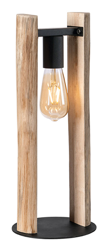 LABEL51 Tafellamp Woody Hout, 45cm hoog - Rough