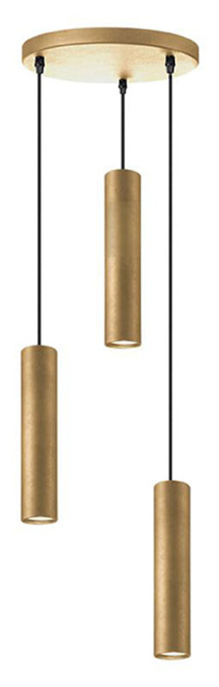 LABEL51 Hanglamp 'Ferroli' 3-lamps, kleur Antiek Goud