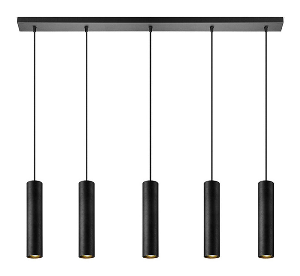 LABEL51 Hanglamp Ferroli 5-lamps - Zwart