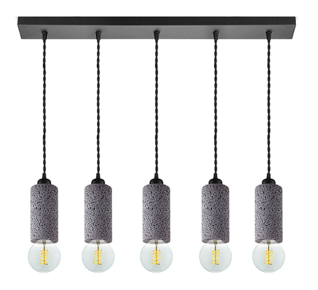 LABEL51 Hanglamp Fresco 5-lamps, Beton - Concrete