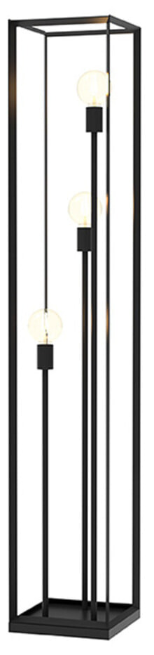 LABEL51 Vloerlamp 'Tetto' 3-lamps, kleur Zwart
