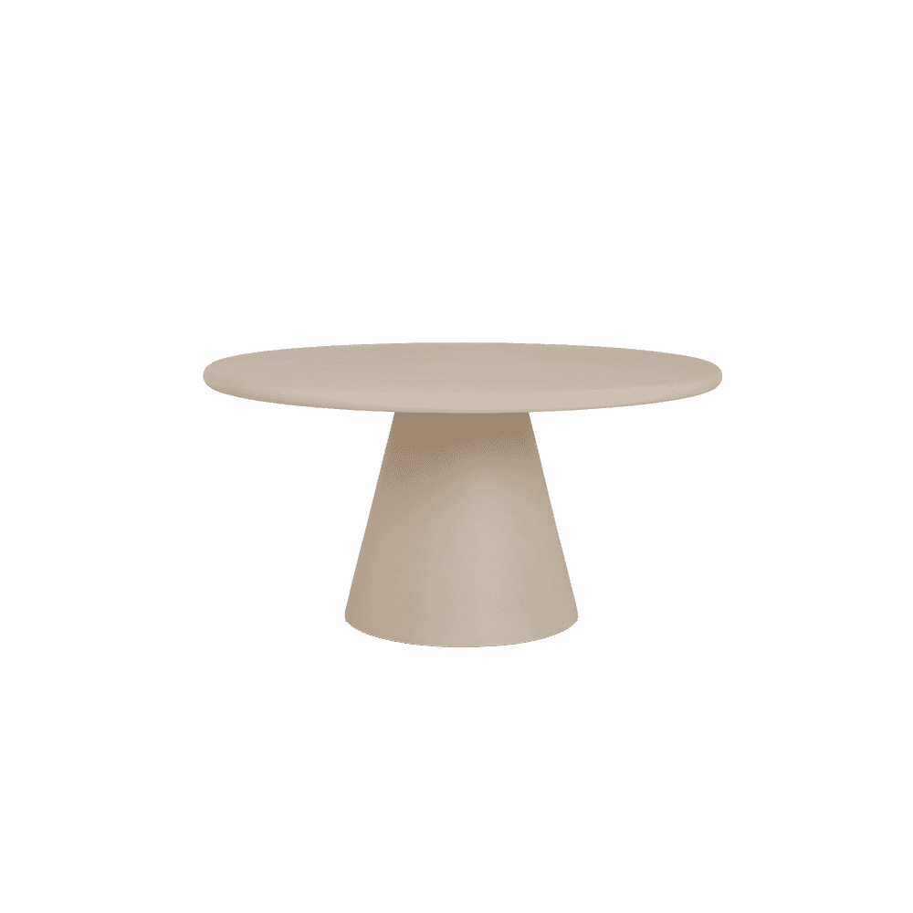 Tower Living Ronde Eettafel 'Mello' 130cm, kleur Beige