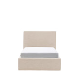 Kave Home Bed 'Nahiri' Chenille, 90 x 200cm, kleur Beige