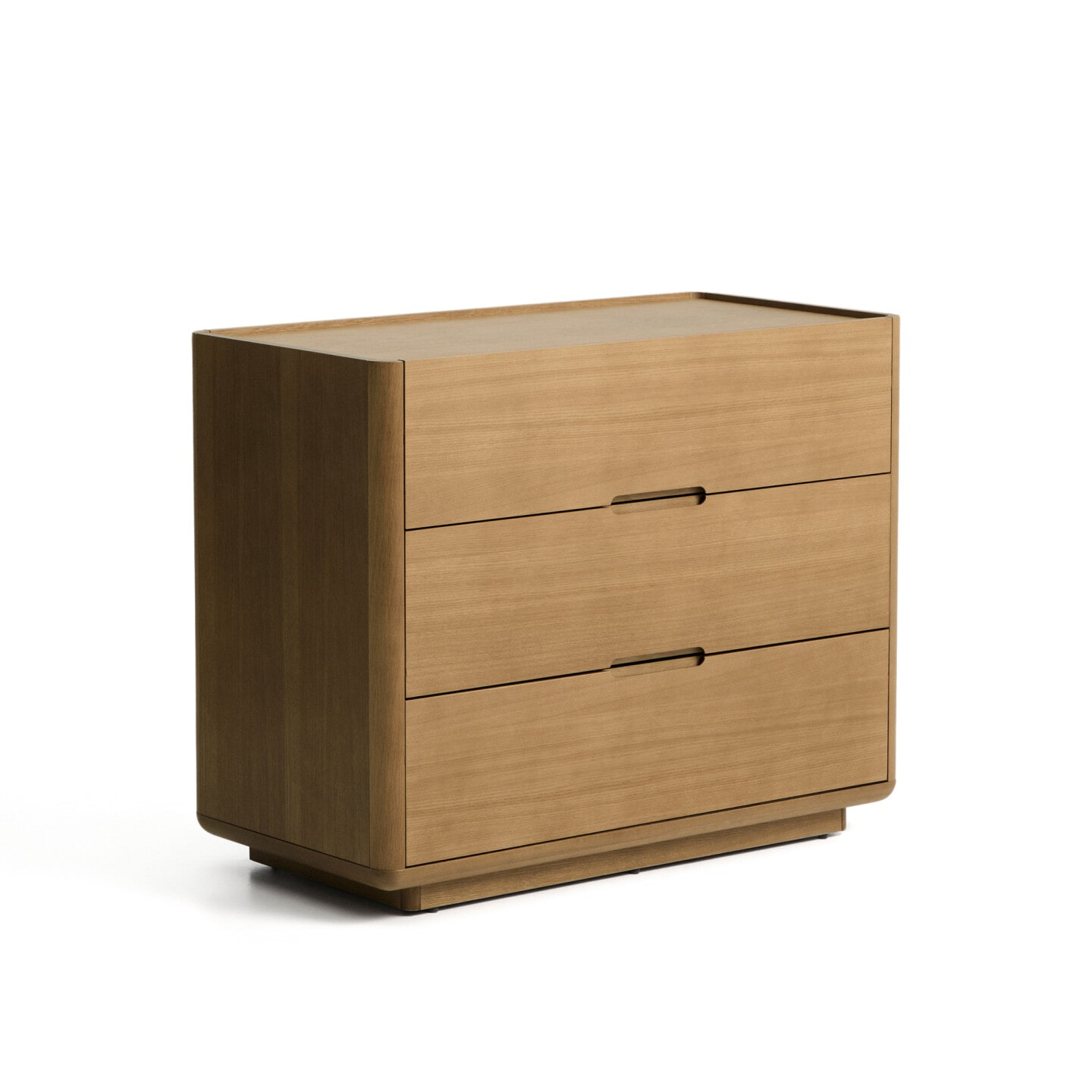 Kave Home Ladekast/Commode Arelida Eiken, Met 3 lades - Bruin