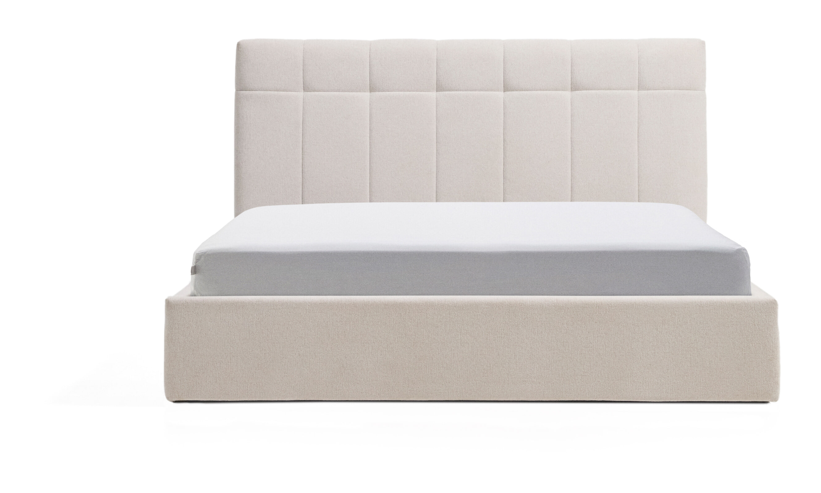 Kave Home Bed Darnela Chenille met opbergruimte, 150 x 200cm - Beige