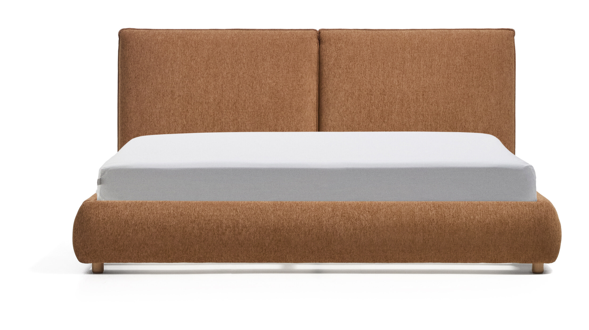 Kave Home Bed Elerio Chenille, 180 x 200cm - Koper