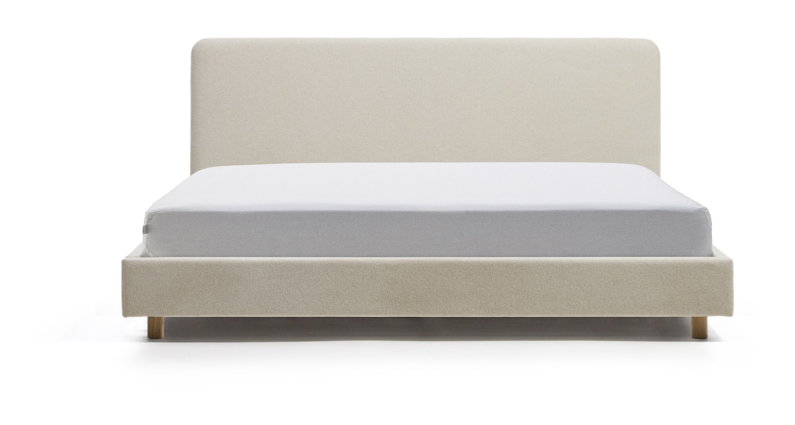 Kave Home Bed Selven Chenille, 150 x 200cm - Beige