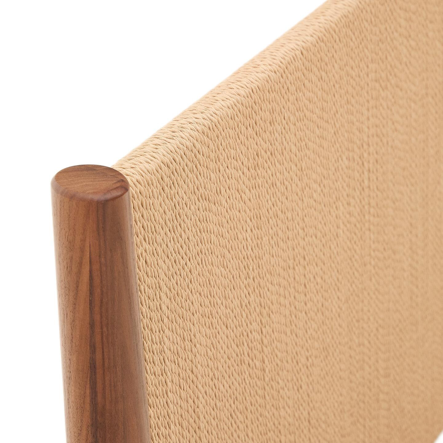 Kave Home Bed 'Elan' Notenhout, 160 x 200cm