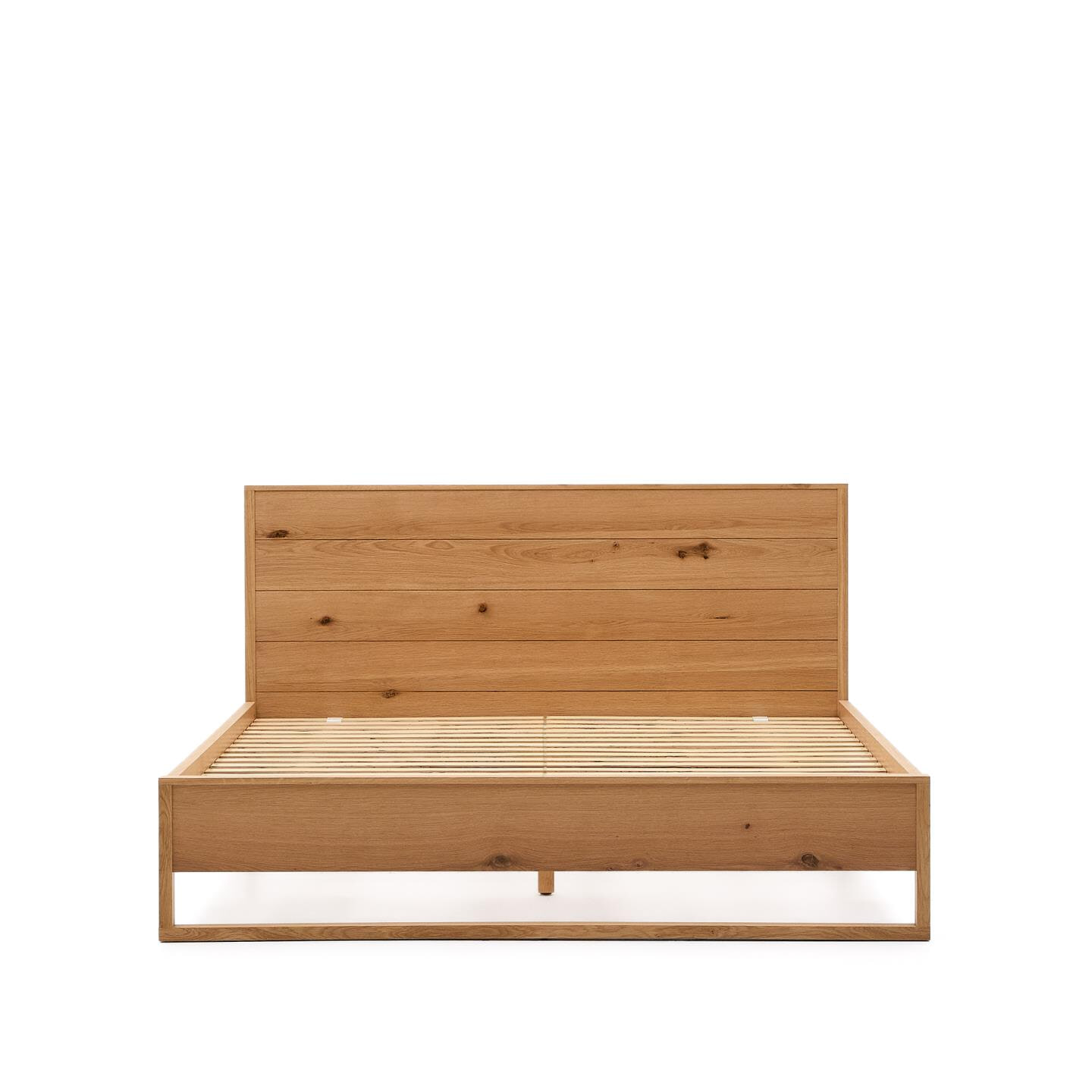 Kave Home Bed 'Alguema' Eiken, 160 x 200cm