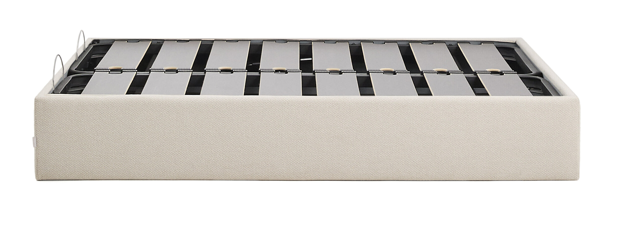 Kave Home Bed 'Nelzi' Met uitklapbare bedbodem, kleur Ecru