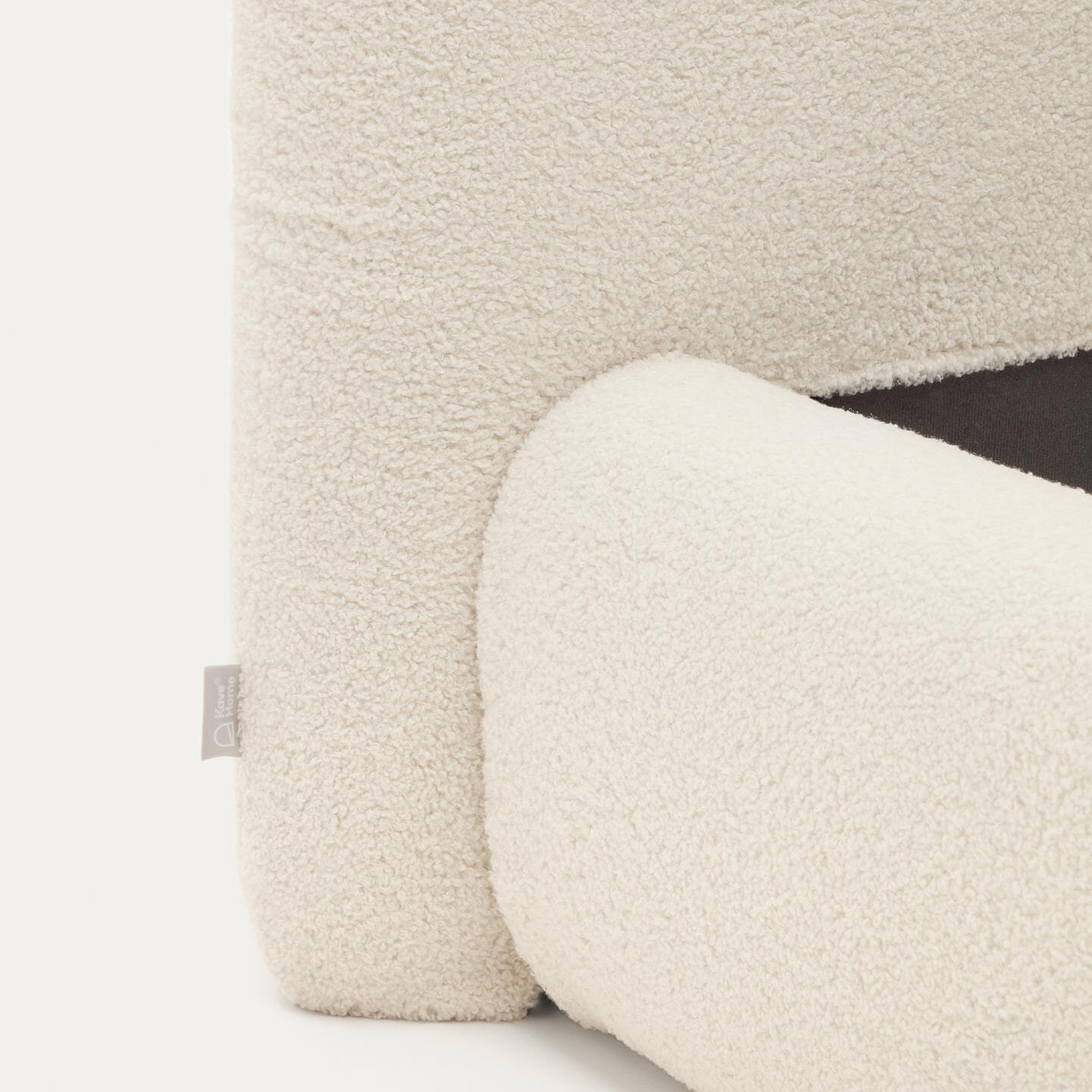 Kave Home Bed 'Martina' Bouclé Tweepersoons, 180 x 200cm