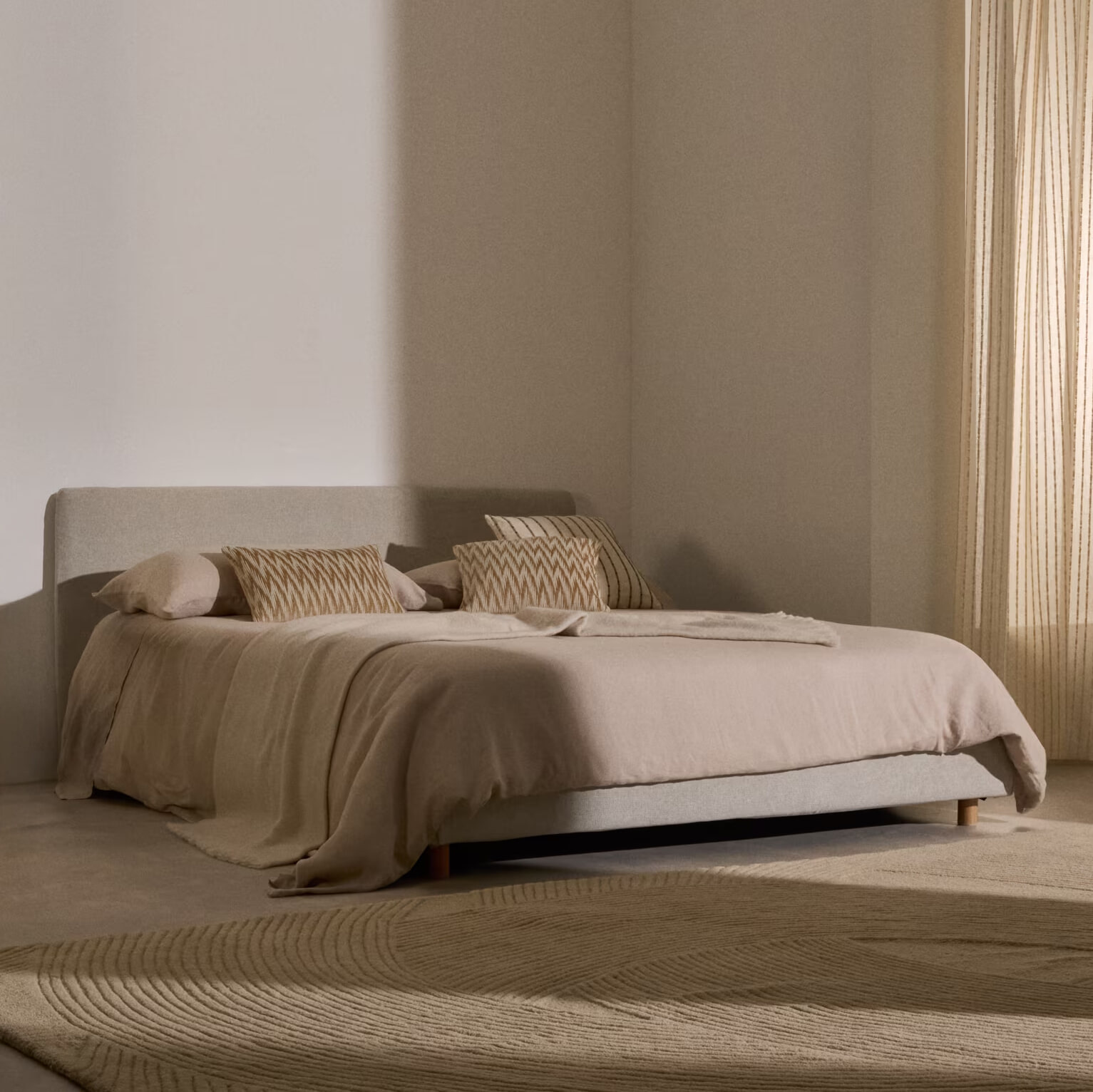 Kave Home Bed 'Valma', kleur Pearl