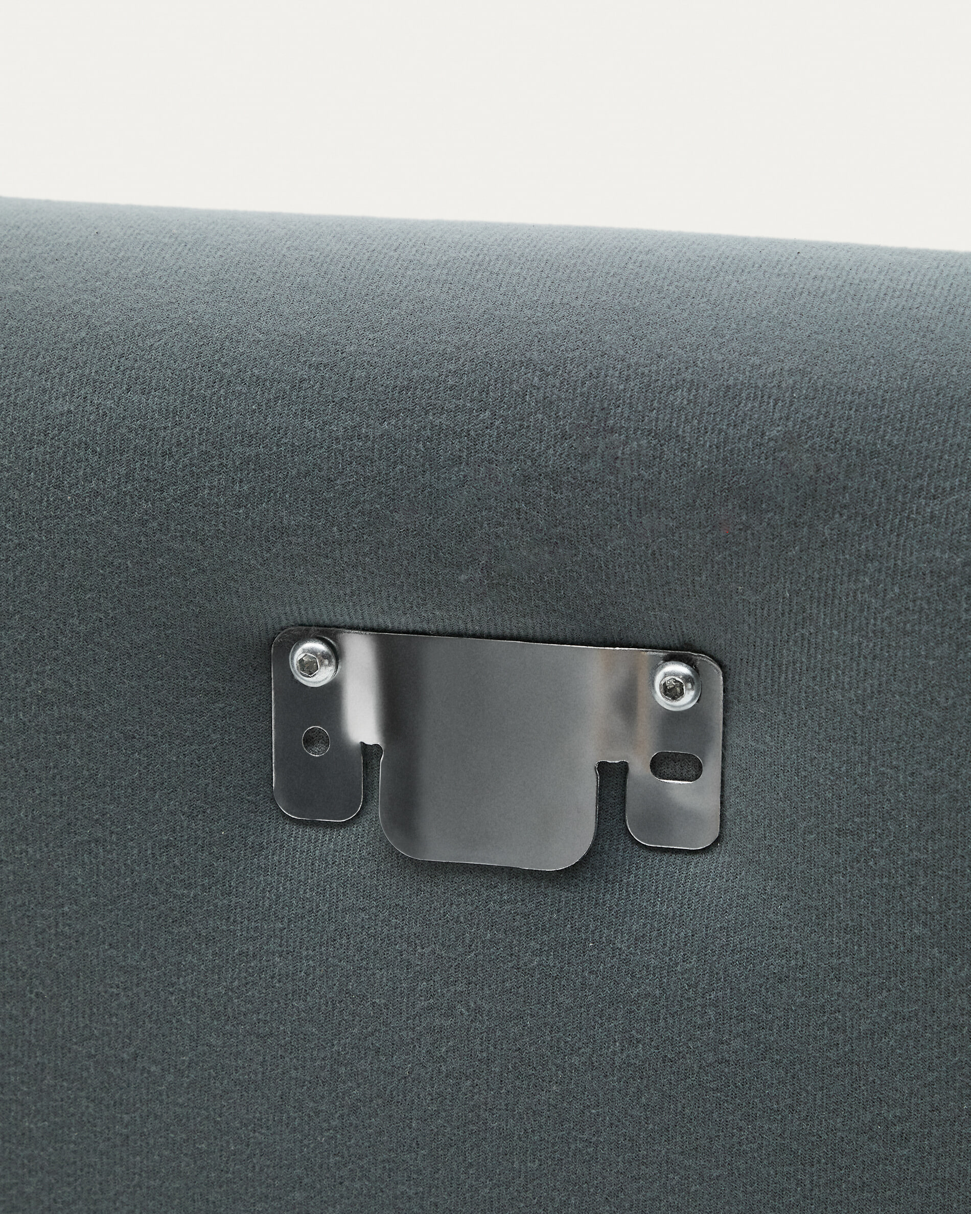 Kave Home Hoofdbord 'Jaira' Linnenmix, 150cm, kleur Antraciet