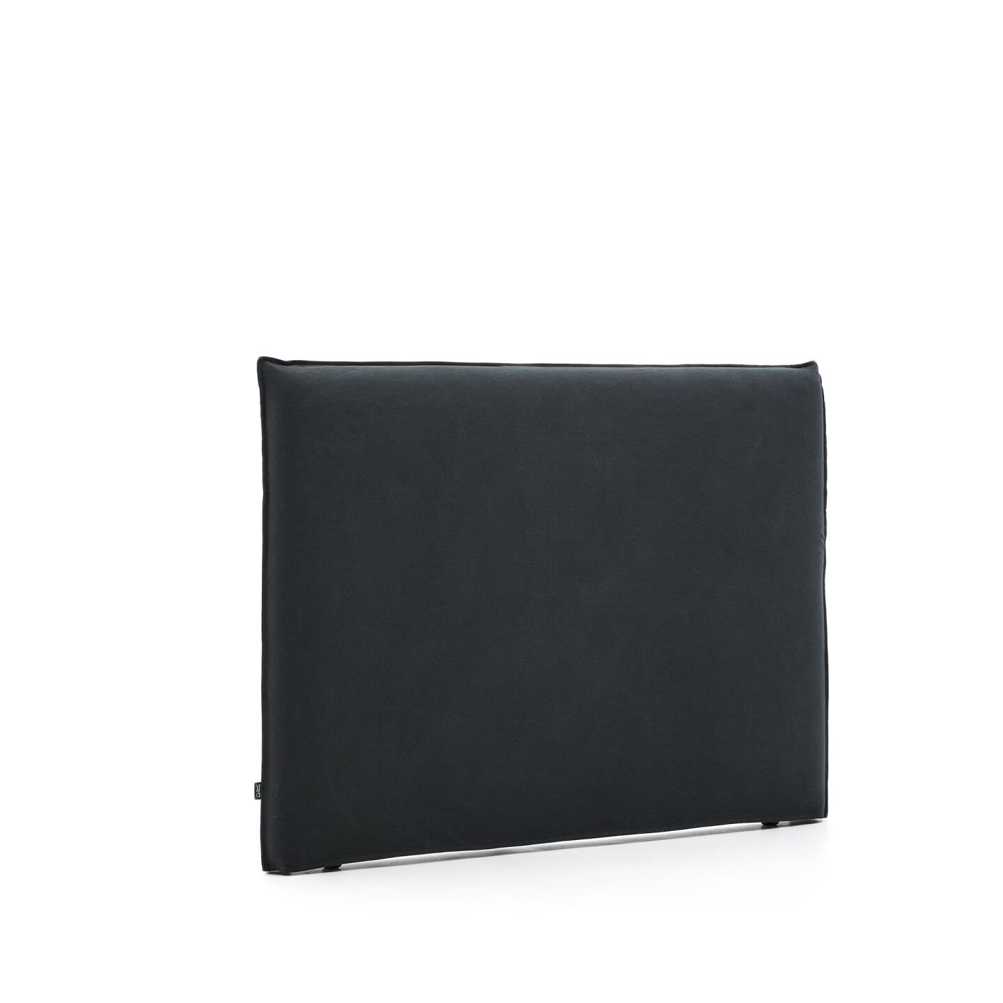 Kave Home Hoofdbord 'Jaira' Linnenmix, 150cm, kleur Antraciet