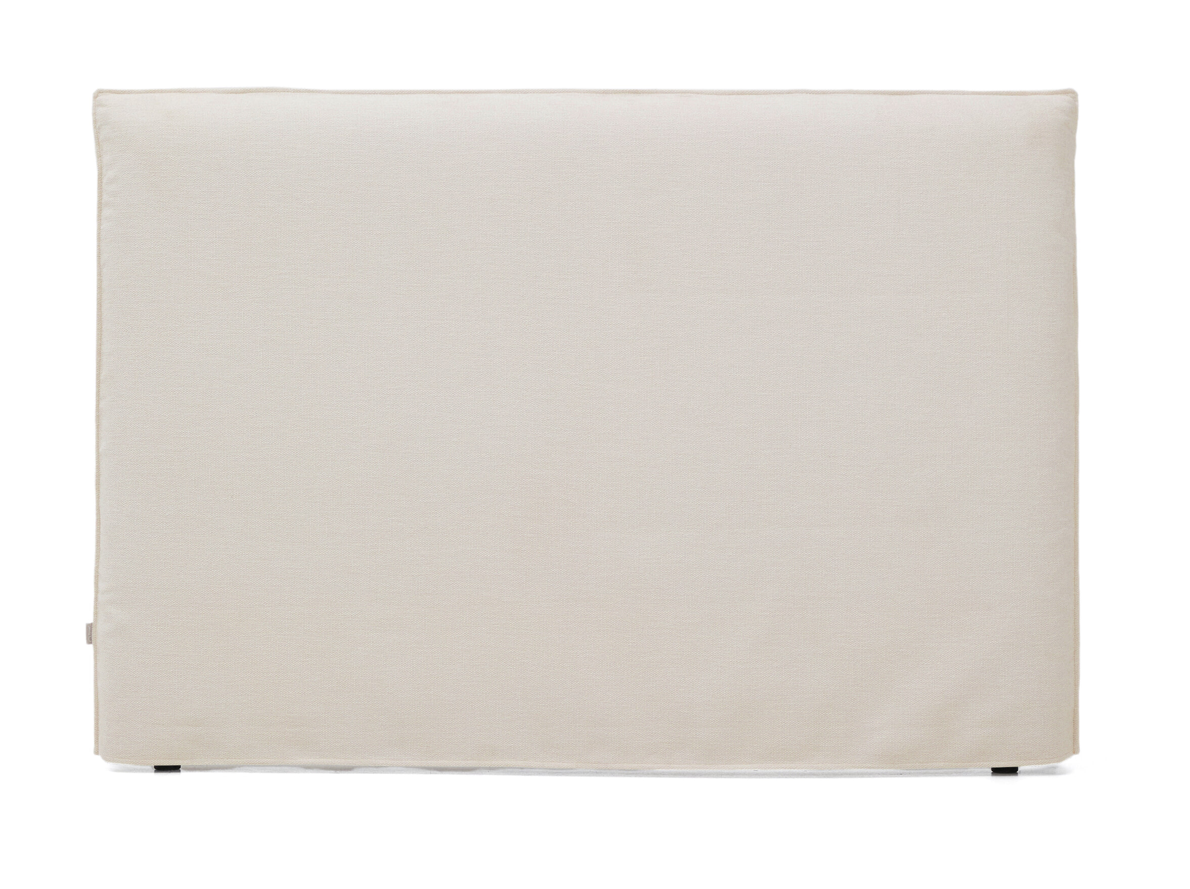 Kave Home Hoofdbord 'Jaira' Linnenmix, 150cm, kleur Wit