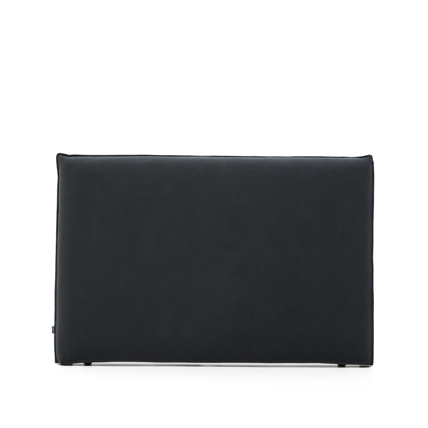 Kave Home Hoofdbord Jaira Linnenmix, 160cm - Antraciet