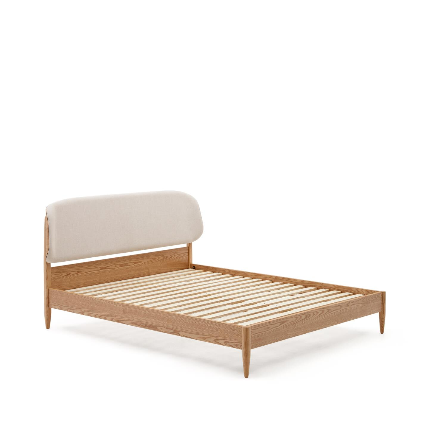 Kave Home Bed 'Octavia' Essenhout, 160 x 200cm