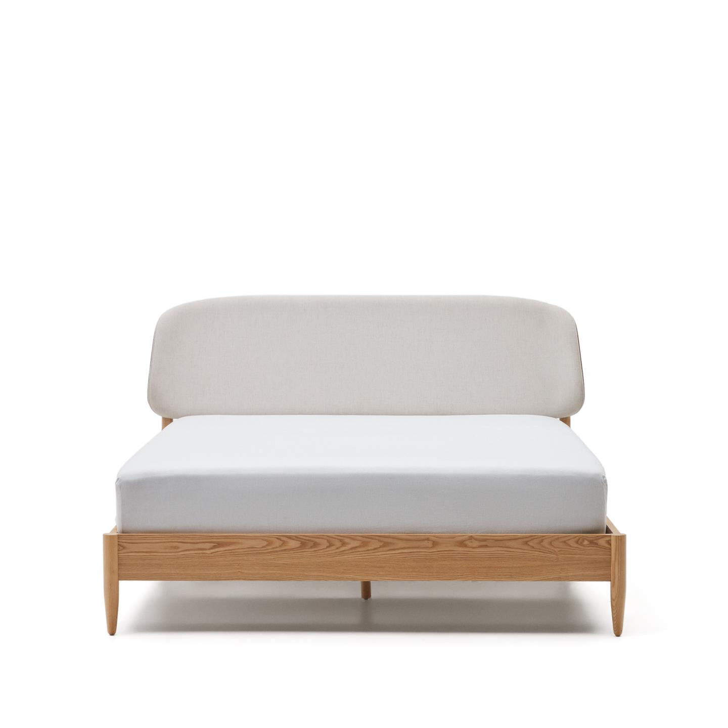 Kave Home Bed 'Octavia' Essenhout, 180 x 200cm