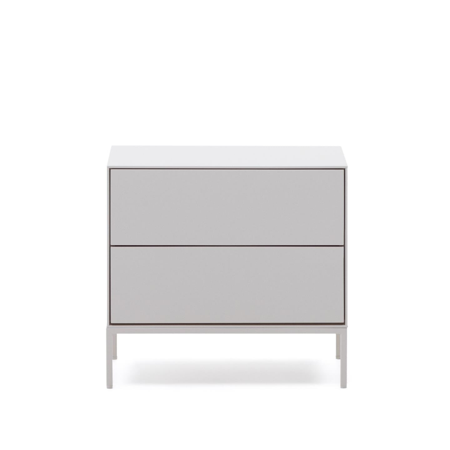 Kave Home Nachtkastje 'Vedrana' 60 x 40cm, kleur Wit