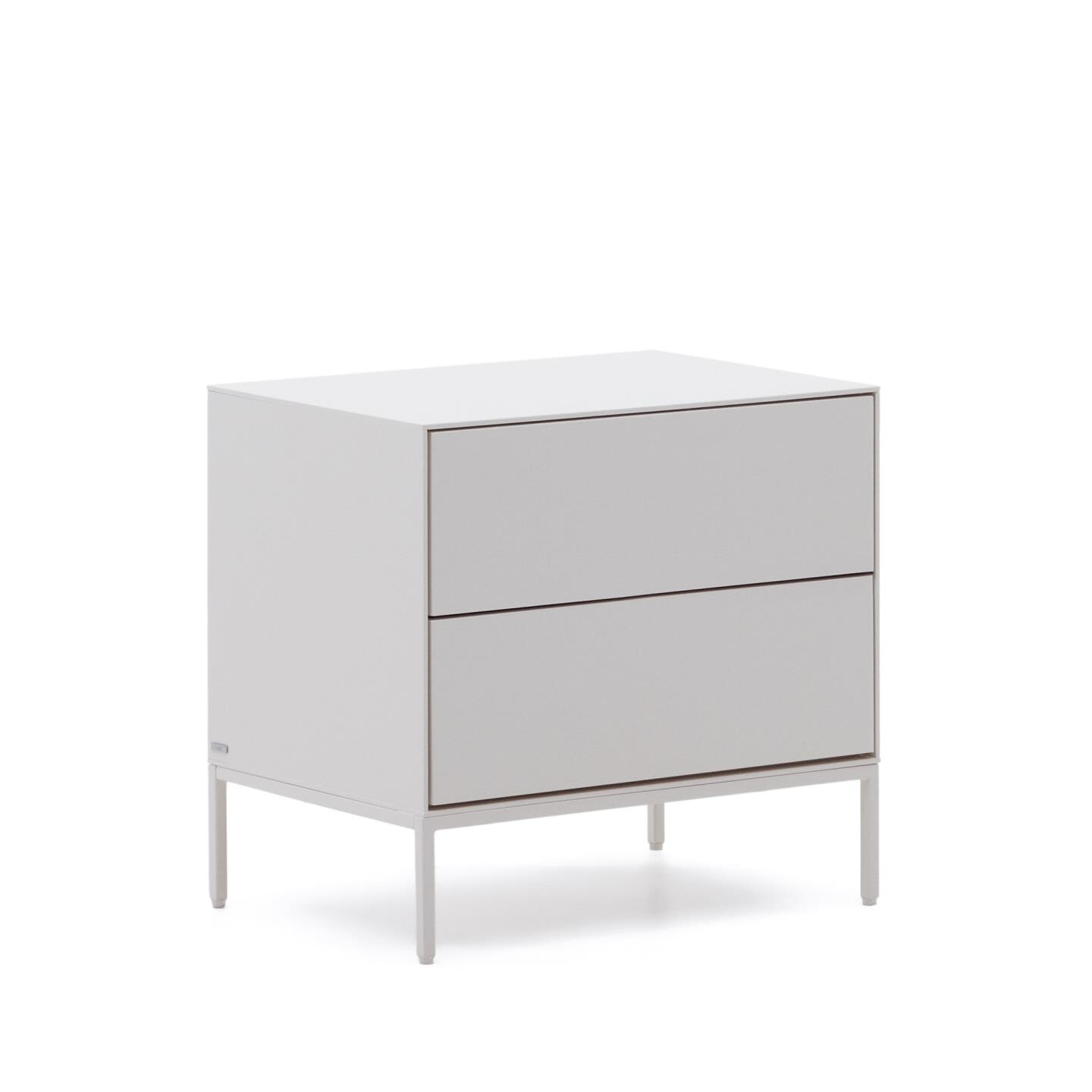 Kave Home Nachtkastje 'Vedrana' 60 x 40cm, kleur Wit