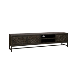 RENEW TV-meubel 'Casina' 200cm, kleur Zwart