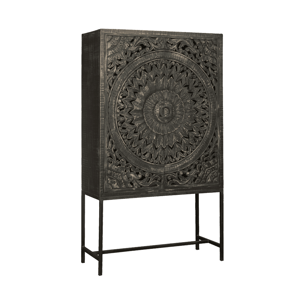 RENEW Opbergkast Casina - Zwart