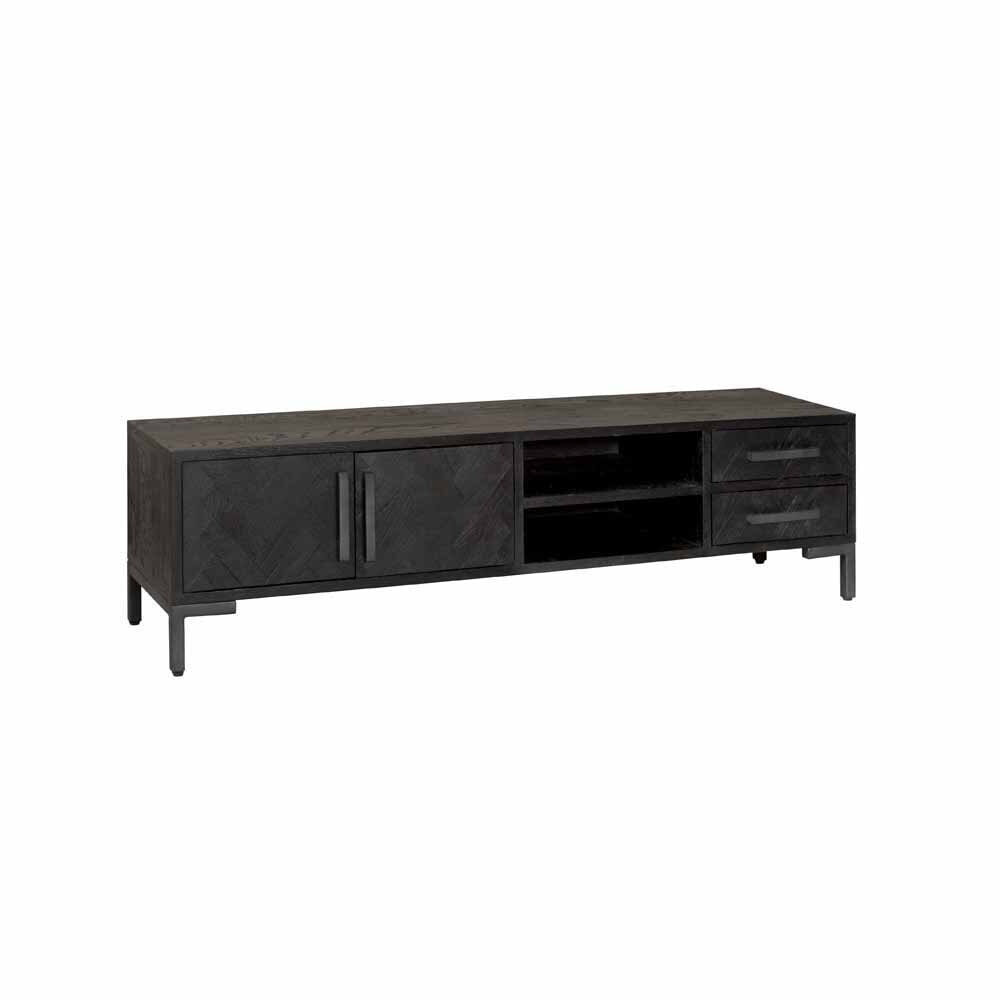 Tower Living TV-meubel 'Ziano' Visgraat 185cm, kleur zwart