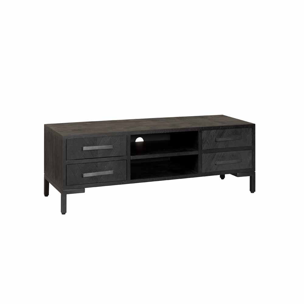 Tower Living TV-meubel 'Ziano' Visgraat 145cm, kleur zwart