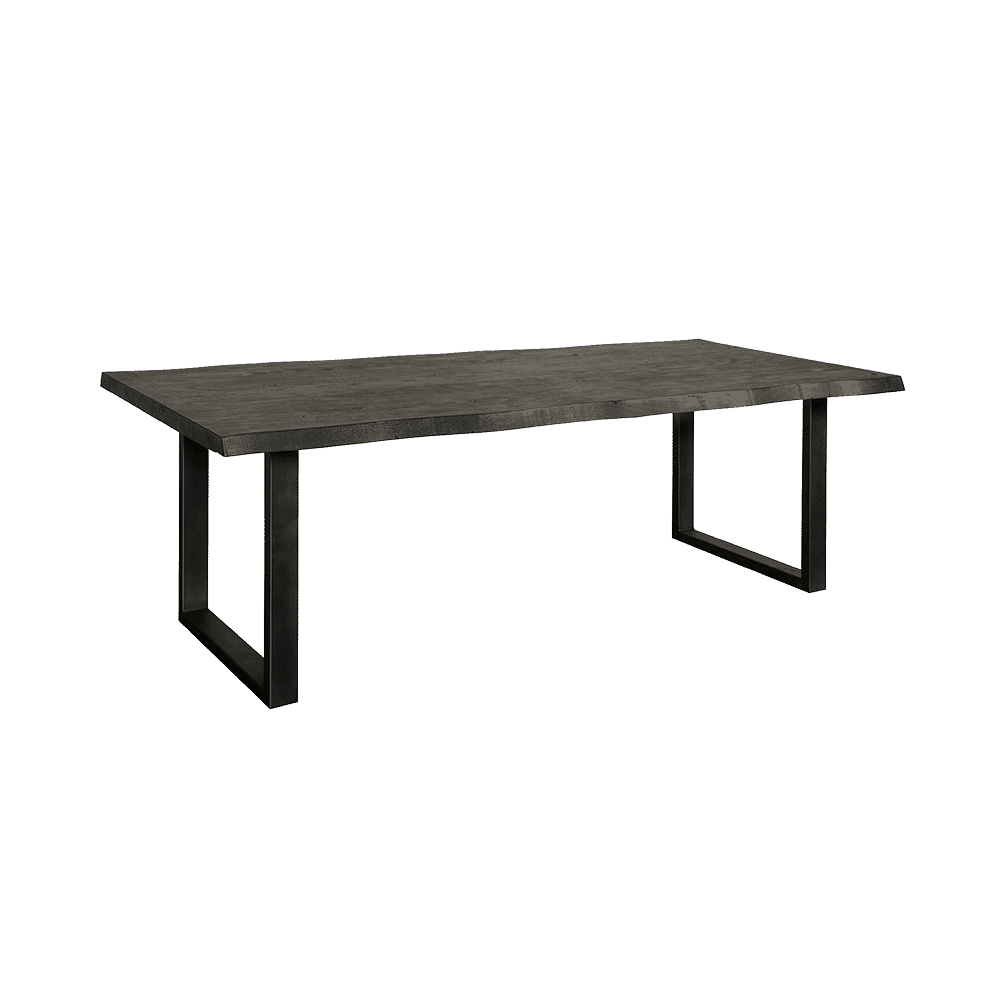 Tower Living Eettafel 'Ultimo' kleur Zwart, 160 x 90cm