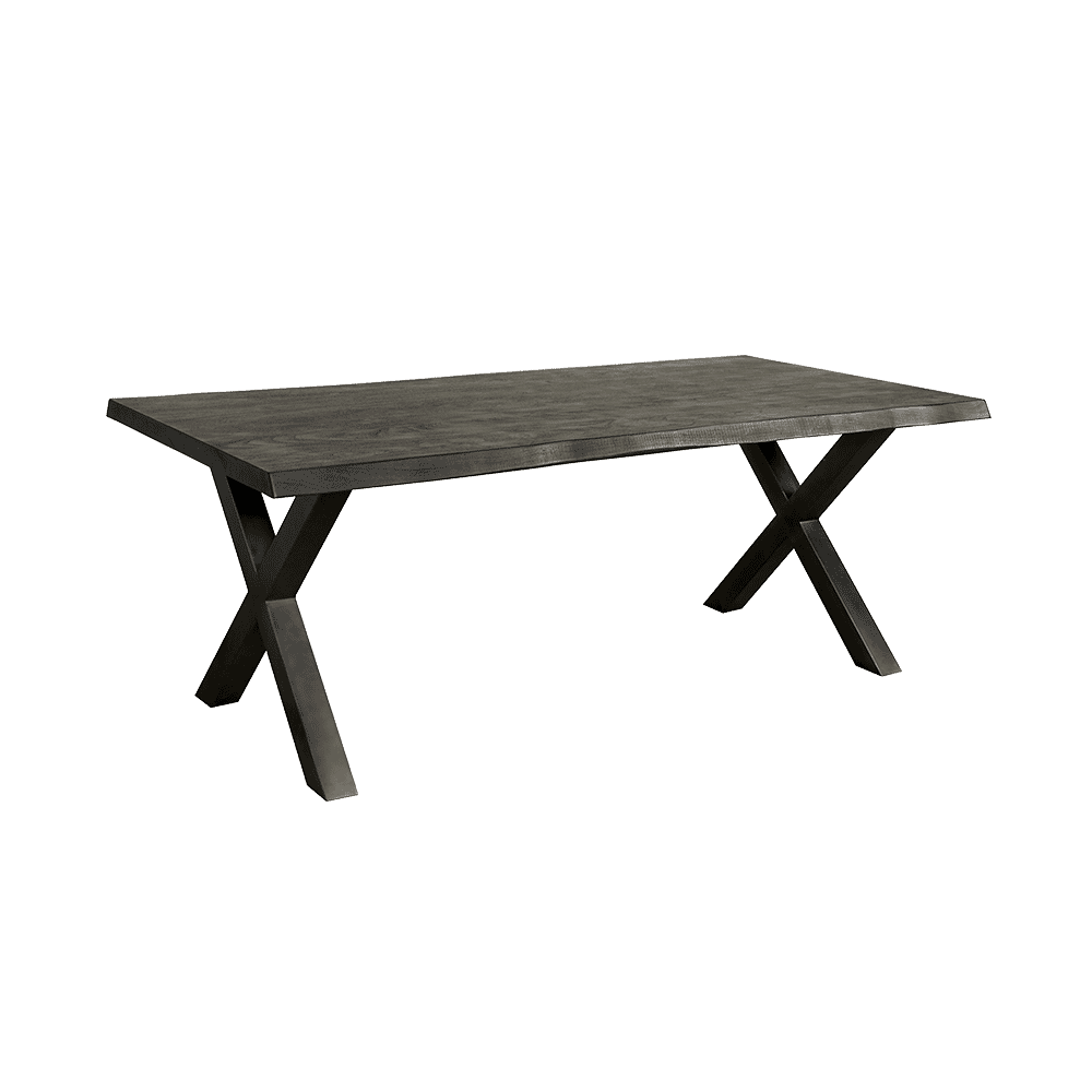 Tower Living Eettafel 'Xara' kleur Zwart, 200 x 100cm