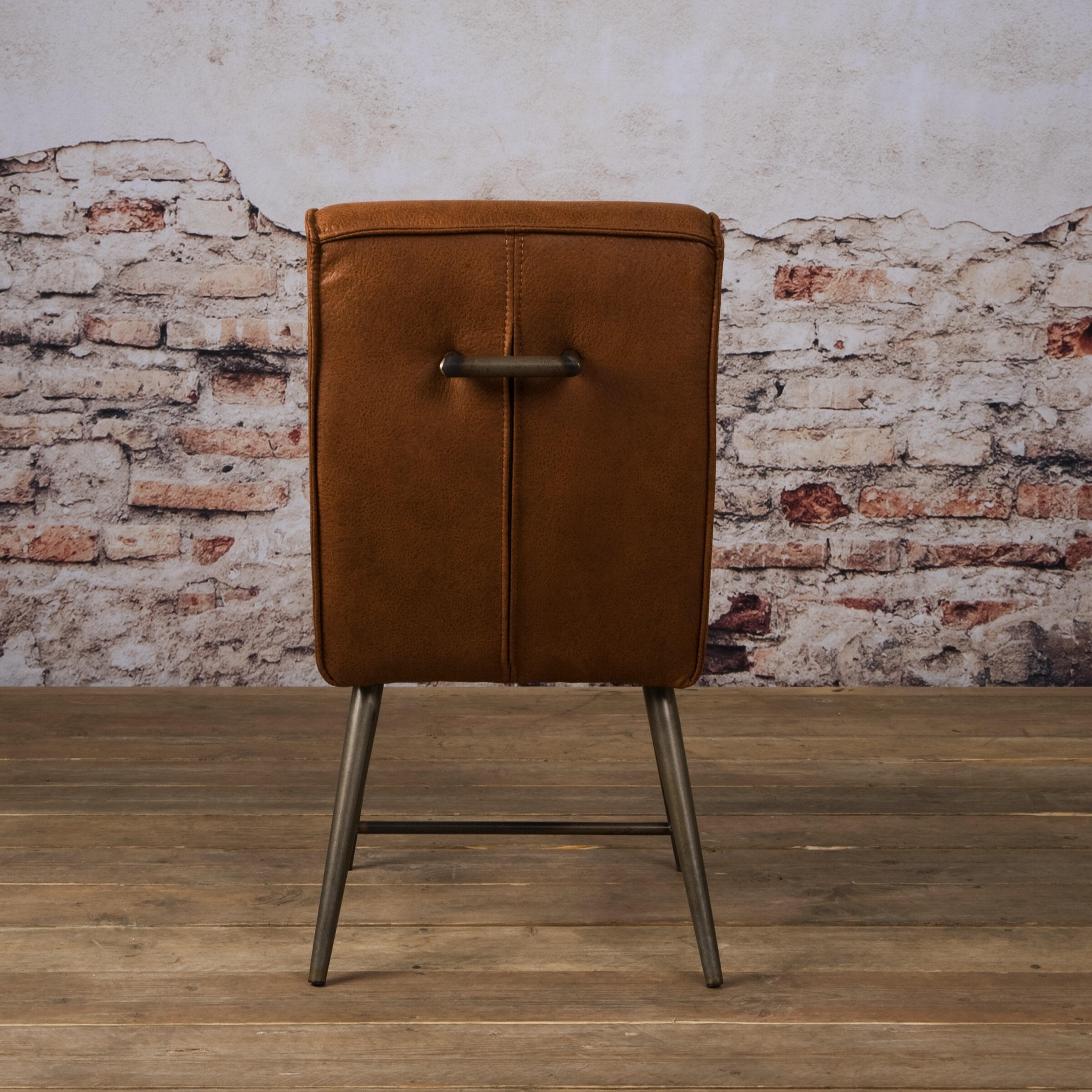 Tower Living Eetkamerstoel 'Belmonte', kleur cognac
