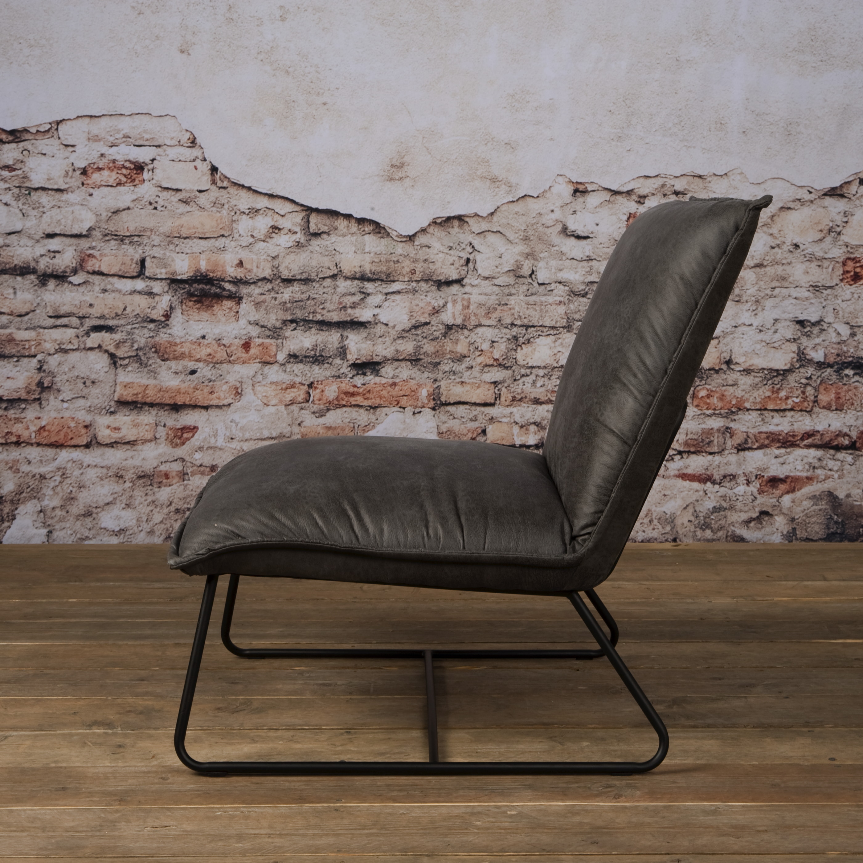 Tower Living Fauteuil 'Vilar', kleur grijs
