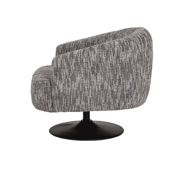 Tower Living Draaifauteuil 'Barga' kleur Wit/Grijs