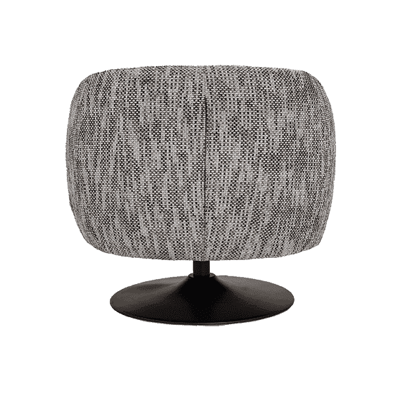 Tower Living Draaifauteuil 'Barga' kleur Wit/Grijs
