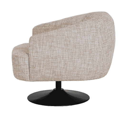 Tower Living Draaifauteuil 'Barga' kleur Off White