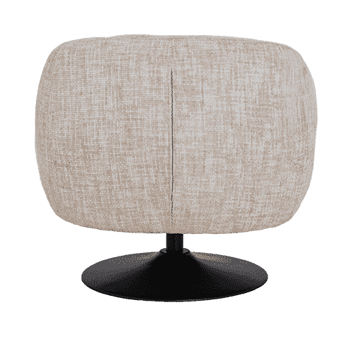 Tower Living Draaifauteuil 'Barga' kleur Off White