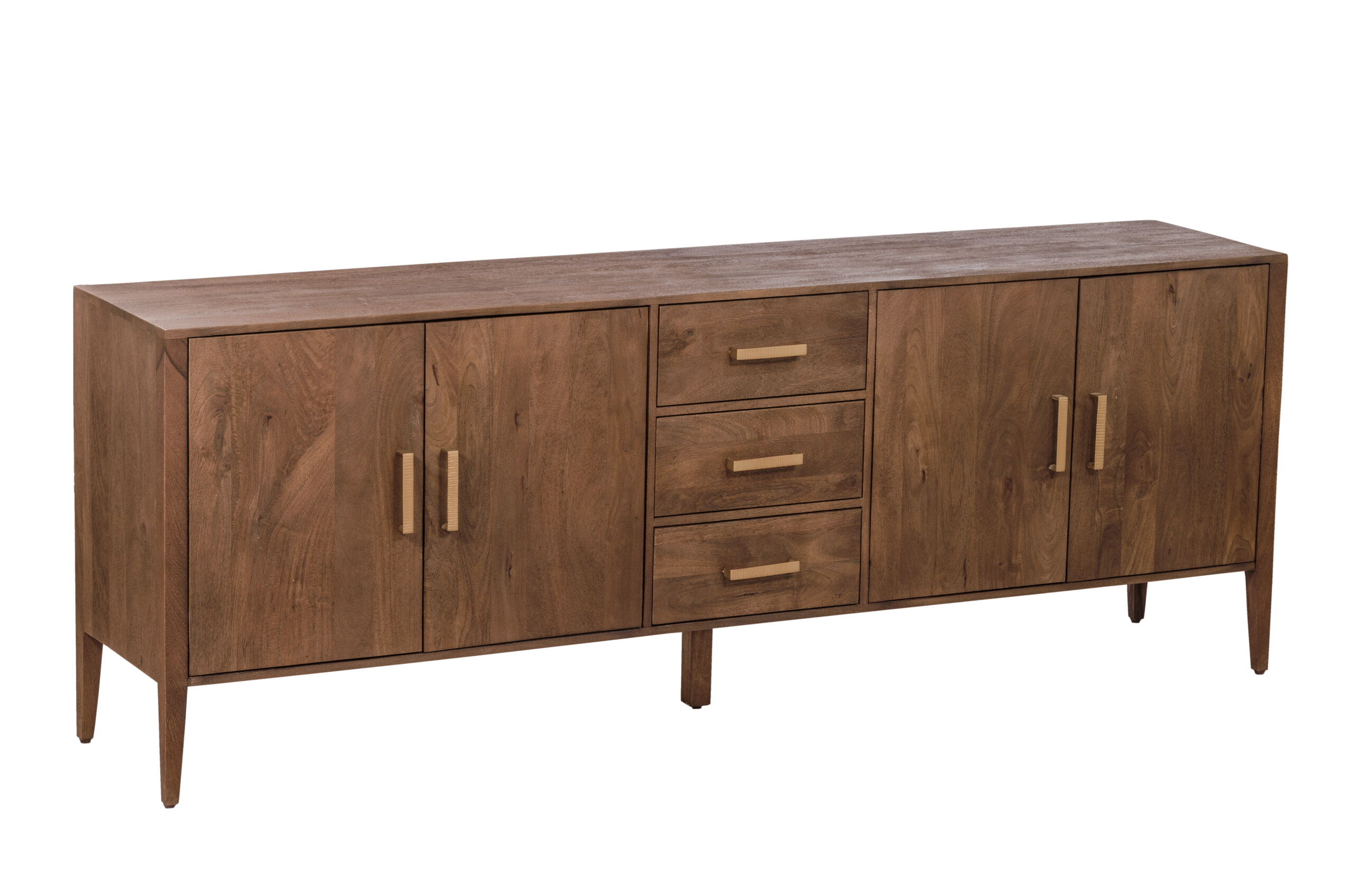 Tower Living Dressoir Belvedere Mangohout, 220cm - Bruin